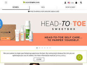 'sweetcare.com' screenshot