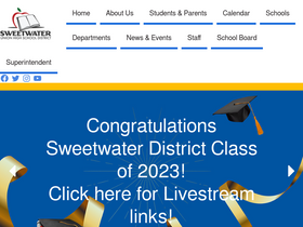 'sweetwaterschools.org' screenshot