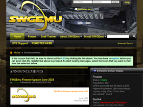 'swgemu.com' screenshot