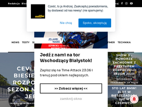 'swiatmotocykli.pl' screenshot