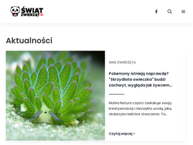 'swiatzwierzat.pl' screenshot