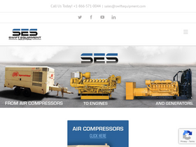 'swiftequipment.com' screenshot