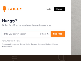 'swiggy.com' screenshot