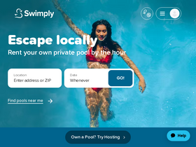 'swimply.com' screenshot