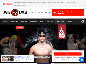 'swimswam.com' screenshot