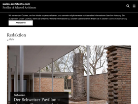 'swiss-architects.com' screenshot