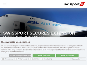 'swissport.com' screenshot