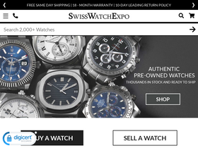 'swisswatchexpo.com' screenshot