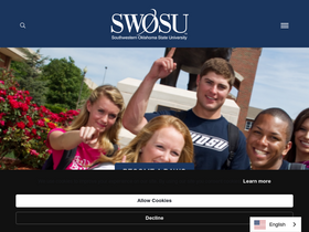 'swosu.edu' screenshot