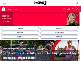 'swr3.de' screenshot