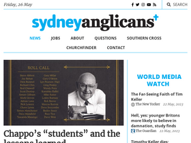 'sydneyanglicans.net' screenshot