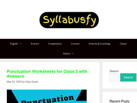 'syllabusfy.in' screenshot