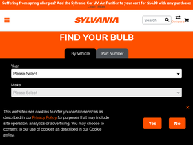'sylvania-automotive.com' screenshot