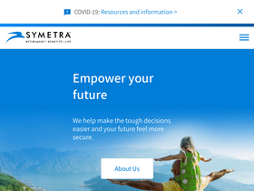 'symetra.com' screenshot