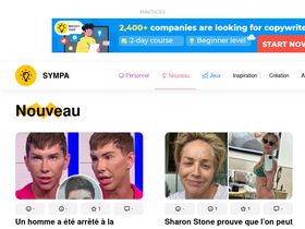 'sympa-sympa.com' screenshot