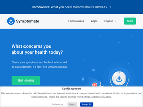 'symptomate.com' screenshot