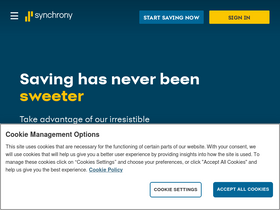 'synchronybank.com' screenshot