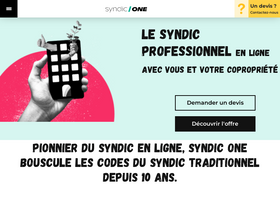'syndic-one.com' screenshot