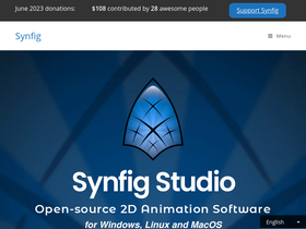 'synfig.org' screenshot