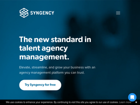 'syngency.com' screenshot