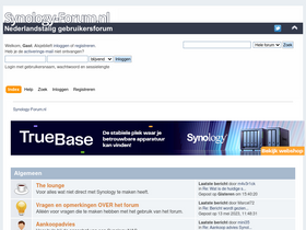 'synology-forum.nl' screenshot