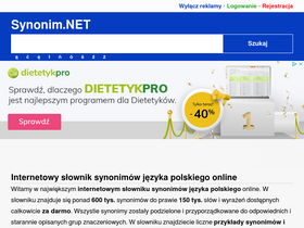 'synonim.net' screenshot