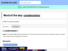 'synonym.com' screenshot