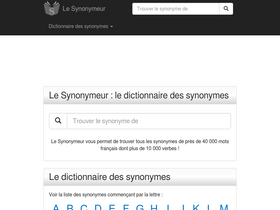 'synonymeur.com' screenshot