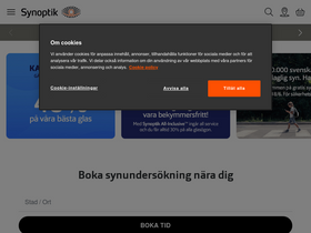 'synoptik.se' screenshot