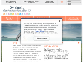 'synthroid.com' screenshot