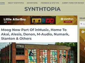 'synthtopia.com' screenshot