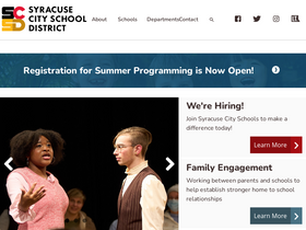 'syracusecityschools.com' screenshot