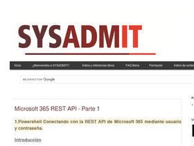 'sysadmit.com' screenshot