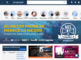 'syscom.mx' screenshot