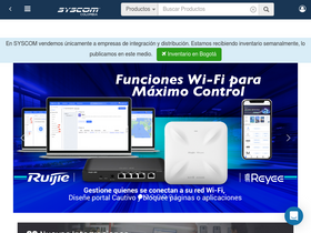 'syscomcolombia.com' screenshot