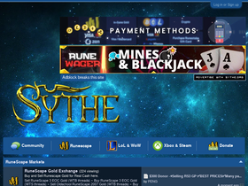 'sythe.org' screenshot