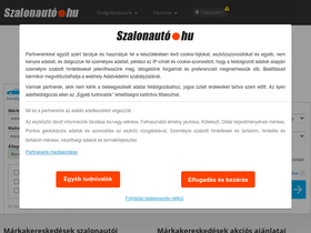 'szalonauto.hu' screenshot