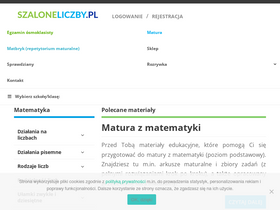 'szaloneliczby.pl' screenshot