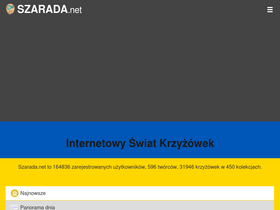 'szarada.net' screenshot