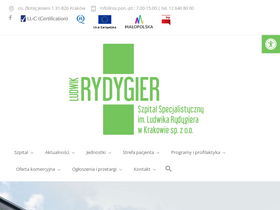 'szpitalrydygier.pl' screenshot