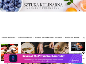 'sztukakulinarna.com' screenshot