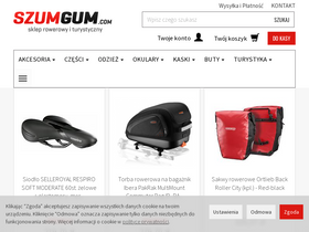 'szumgum.com' screenshot