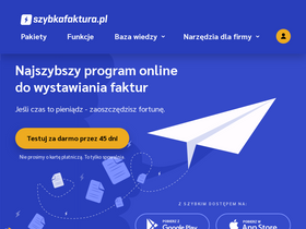 'szybkafaktura.pl' screenshot