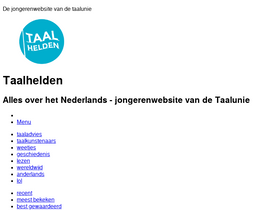 'taalhelden.org' screenshot