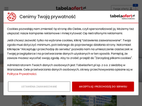 'tabelaofert.pl' screenshot