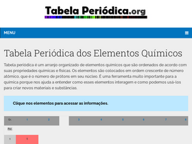 'tabelaperiodica.org' screenshot