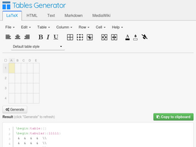 'tablesgenerator.com' screenshot