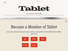 'tabletmag.com' screenshot
