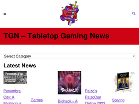 'tabletopgamingnews.com' screenshot