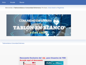 'tablonenblanco.com' screenshot